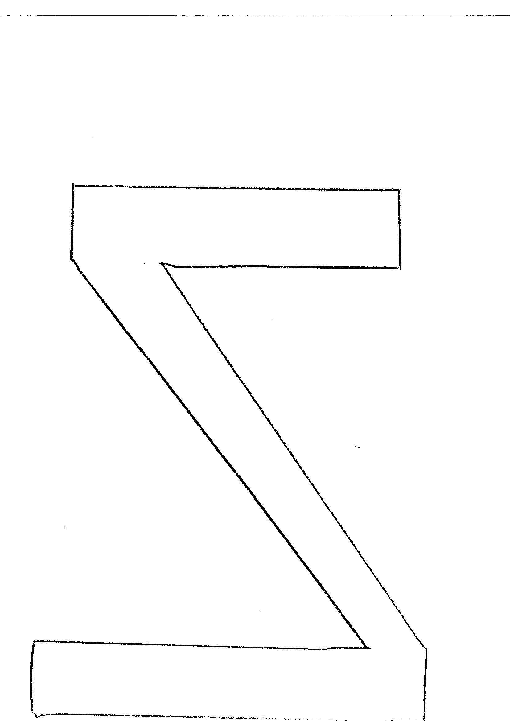 Disegni Da Colorare Bambini I Lettera Z