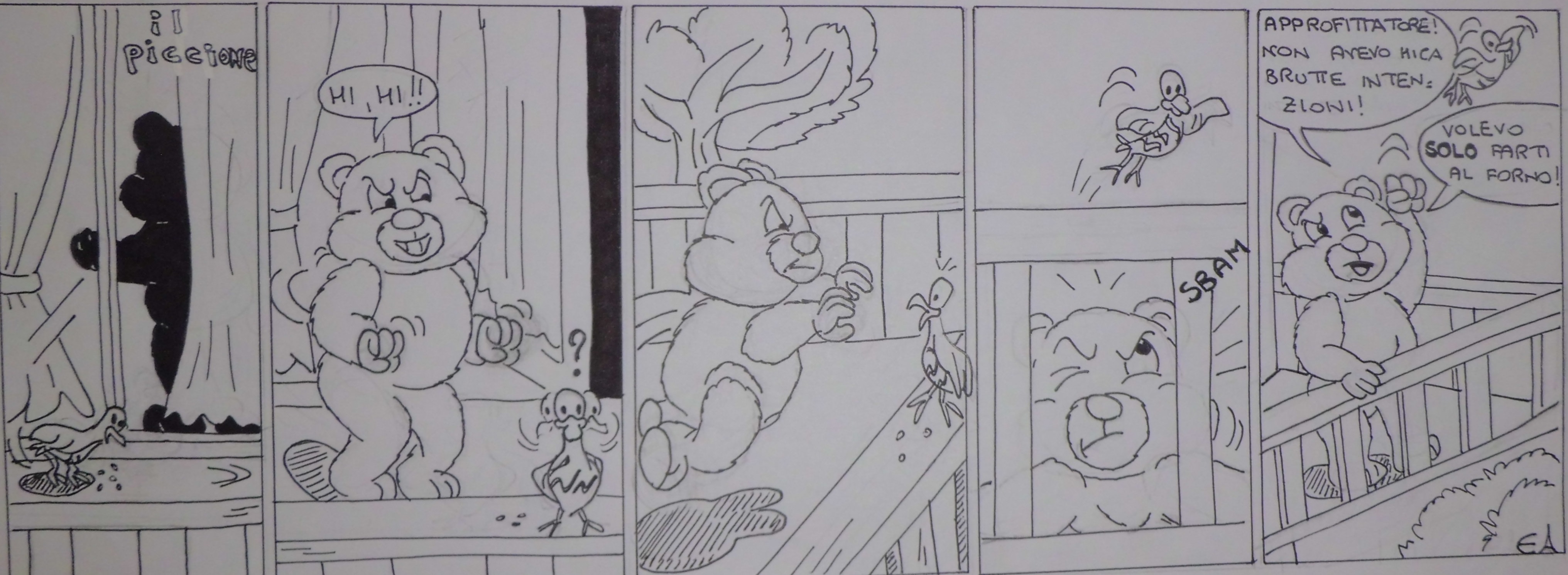 Paciugo, Emanuele Arduino, bambini, pupazzi, fumetti, cibo